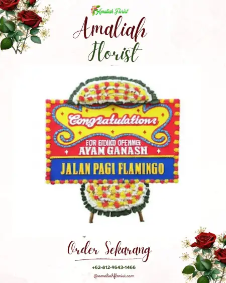 Sewa Papan Bunga Buduk